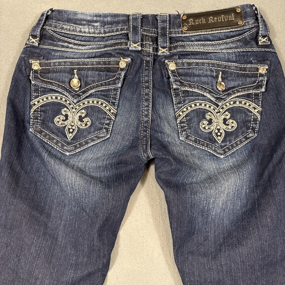 Rock Revival Women 27 Sasha Boot RHINESTONES THICK STITCH WHISKERING